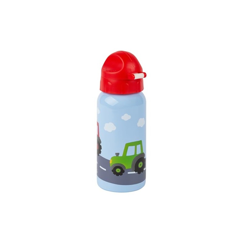 SIGIKID 25379 Stainless Steel Drinking Bottle Tractor 400 ml Recommended