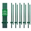 Fence Posts 5FT, 10pcs Heavy Duty Garden Stakes (Patchwork Style)