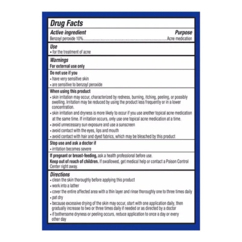 -- Yj Jabón Panoxyl For Acné Con 10% Peróxido Benzoílo