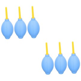 Uonlytech 6 Pcs Camera Lens Cleaning Tool Canned Air Blower Pump Cleaner Dryer Computer Electric Blower Electronic Air Dust Remover Air Duster Car Jet Cordless TPE Squeeze Pump Purifying Air