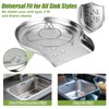 Palksky Colander and Strainer Self Drainer Base Plate Stainless Steel