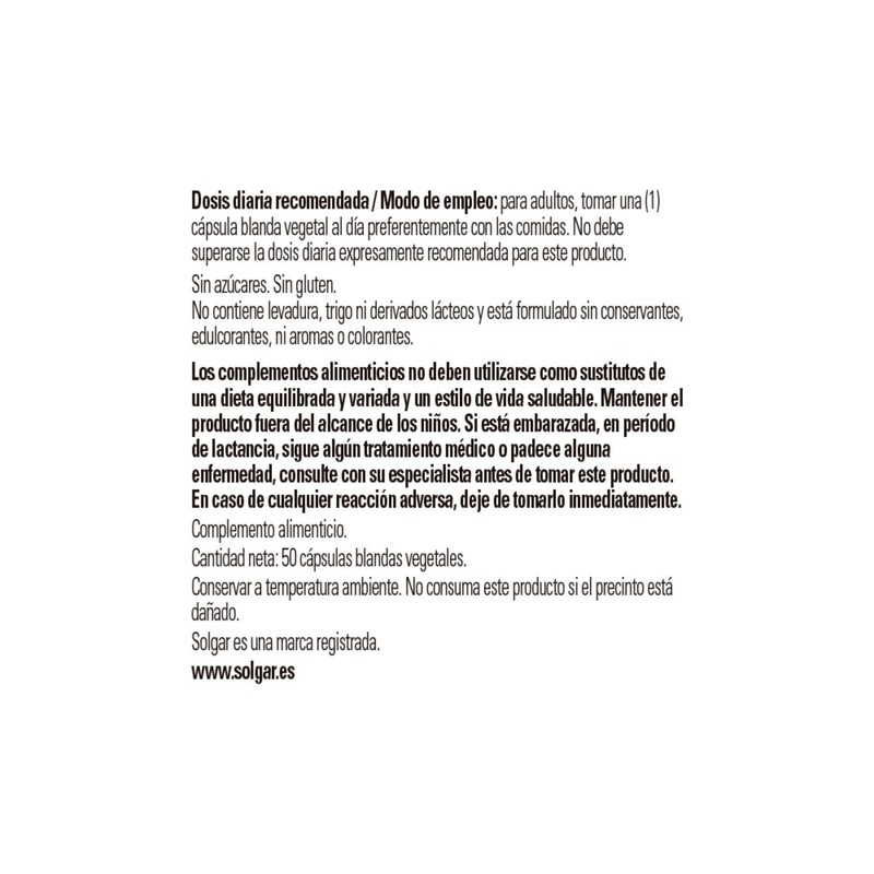 SOLGAR Vit E 400Iu, 50 EA