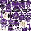 KatchOn Graduation Photo Booth Props 2024 - Pack of 35