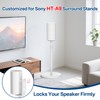 Height Adjustable Floor Speaker Stands Pair for Sony HT-A9 Speaker