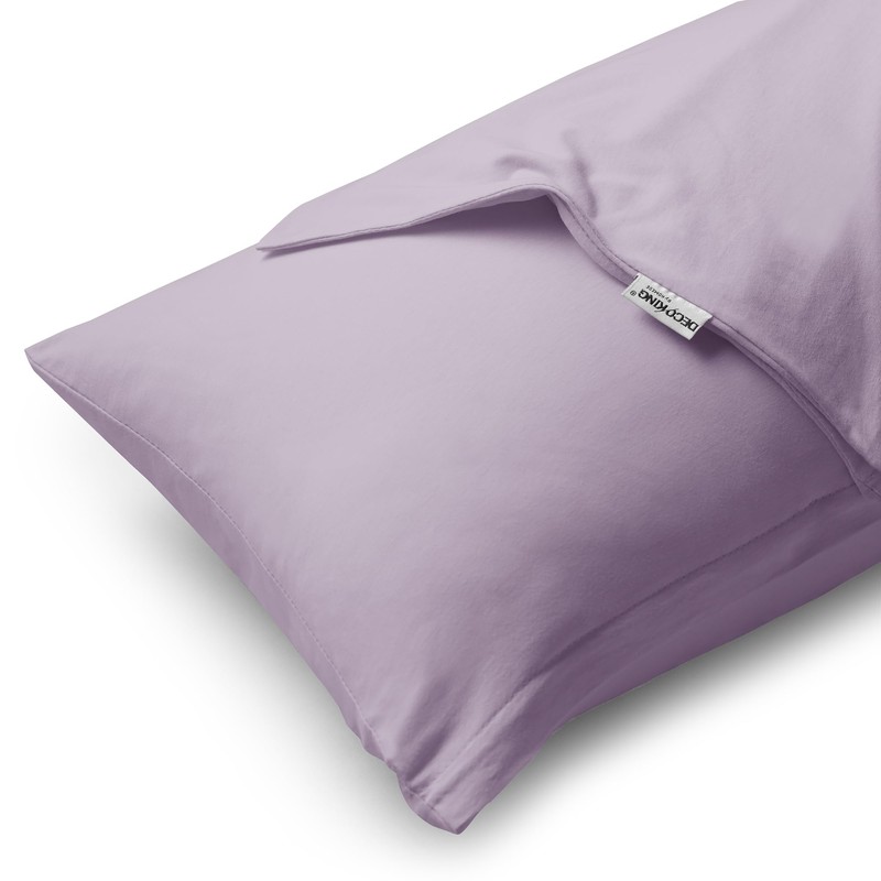 DecoKing 2 x Pillowcases 20 x 120 cm Jersey Cotton