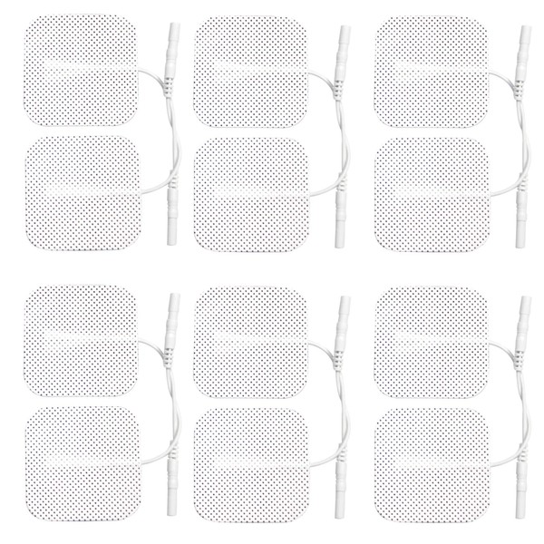 12 x Tens Electrodes pads,Electrode replacements (3 PACKS OF 4),