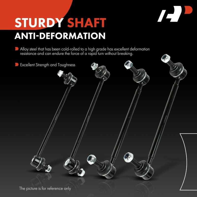A-Premium Set of 4, Front and Rear Sway Bar Link