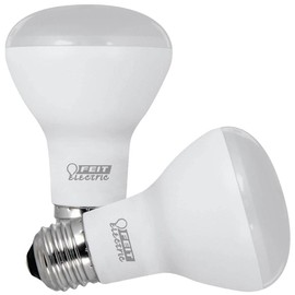Feit Electric R20DM/10KLED/2 7.5 Watt E26 R20 Soft White LED Dimmable Light Bulb 2 Pack