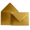 COLOURS-4-YOU Envelopes, DIN C6, Gold, 11.4 x 16.2 cm, 110