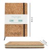 Myga Notebook Journal with Cork Cover - Eco-Friendly A5 Travel