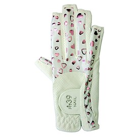 ミックゴルフ(MIC 39 GOLF) FIT39 NAIL ハートシリーズ 右手用 ハートピンク/白 M