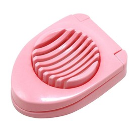 Ezonedeal Egg Slicer with Stainless Steel Wires Perfect Boilled Egg Also Used for Strawberries, Boiled Potatoes Or Mozzarella Balls (Pink)