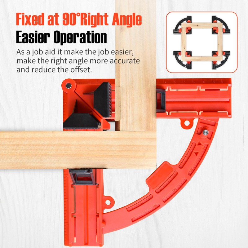 NS Juvyig Right Angle Clamp, Multi Angles Movable Corner Clamps,