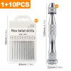 OioTuyi Pin Vise Hand Drill Set Includes 10 Precision Drill