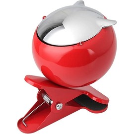 1 x Ashtray for Outdoors, Ashtray for the Garden, Wind Ashtray Balcony, Patio, for Clamping, Storm Ashtray with Clamping Function, Outdoor, Clamping Ashtray, Ashtray with Lid, A