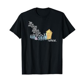 Dr. Seuss Oh the Places You'll Go - The Waiting Place Black T-Shirt