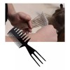 Globusman 2 Peine Barbero Profesional 3 Caras Colores