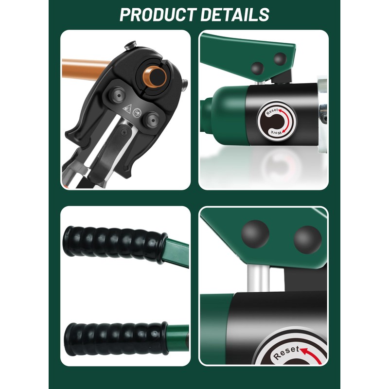 UTZIKO Copper Tube Fitting Crimping Tool - ProPress Pipe Press