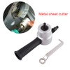Double Head Sheet Metal Cutter Electric Power Drill Attachment Nibbler