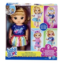 Hasbro Baby Alive Rubia Bebé Unicornio Estilos Mágicos