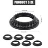 6pcs Light Socket Shade Rings, 1-3/8 Inches Thread Diameter Lamp
