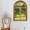 ZARROUEA Fake Window Wall Sticker Arch Window Nordic Stylish Wallpaper