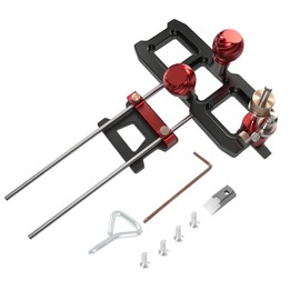 Aepiraza Veritas Router Plane for Woodworking, Router Plane Handheld Adjustable Depth Stop Planer Wood Chamfering Slottinge Woodworking Hand Tool