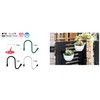 nissatyein Wall puranta-hukku 40 X 75 – 150 White F