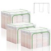 VIOPY 3Piezas Bolsas De Almacenamiento Con Soporte De Estructura De