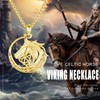 PARYFO Viking Necklace for Men 925 Sterling Silver Norse Wolf/Thor