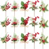 Songjum 15 PCS Christmas Branches Artificial Christmas Tree Filler Branches