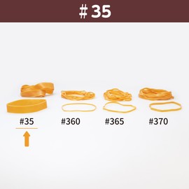 Rubber Band #35 < 1.8 oz (50 g) Transparent Bag > American Color Extra Thick Width Small Volume Packaging Rubber Band All Sizes 73 Republic