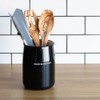 Dean and Deluca Black Enameled Kitchen Tool Holder