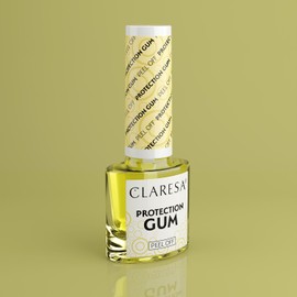 Nail Protection Gum Peel Off 5g Claresa Liquid Cuticle Protection with Banana Scent, Peel-Off Barrier for Clean Nail Design, Ideal for UV Gel & Manicure