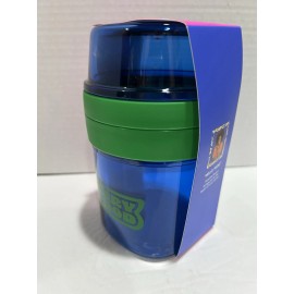 Tabitha Brown Travel Snack Cup With Utensils New Blue