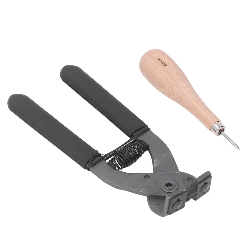 Leather Silent Pliers 4mm 2 Teeth Leather Pliers Rhombus Awl
