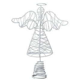 The Lakeside Collection Spiritual White Angel Tree Topper