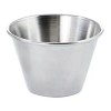 Travessa 6 Moldes Flan Individual De Acero Inoxidable Ramekin 6cm