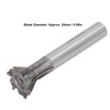 Dovetail Cutter, 60 Degree 6 Flutes Cemented Carbide 25mm Milling