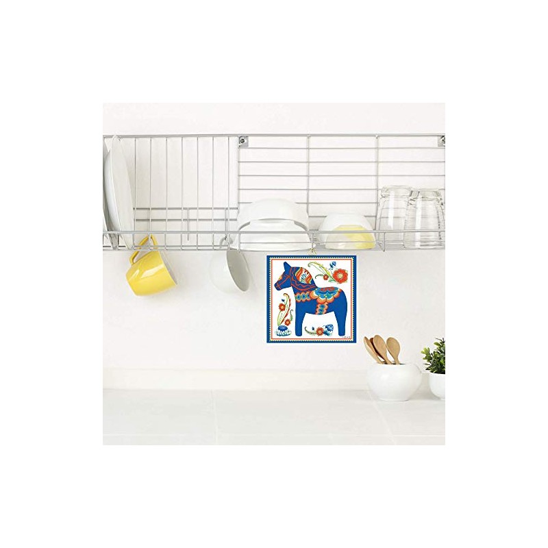 Essence of Europe Gifts Swedish Themed Gift Blue Dala Horse