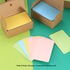 Pack of 400 Blank Paper Cards, Coloured Kraft Paper Cards,