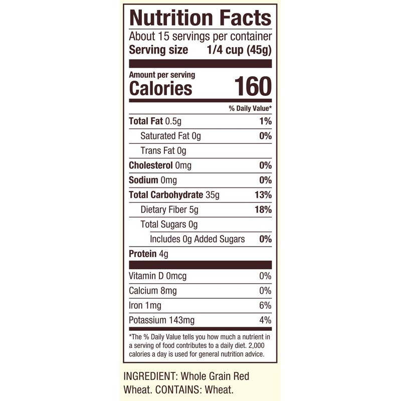 Bob's Red Mill Red Bulgur/Red Wheat, 24oz (Pack of 4)-