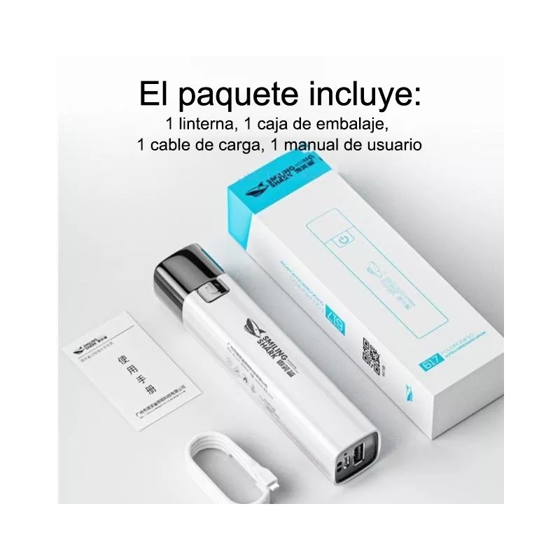 Dolores Lampara Led Recargable Linterna Fuente Alimentación Emergenc