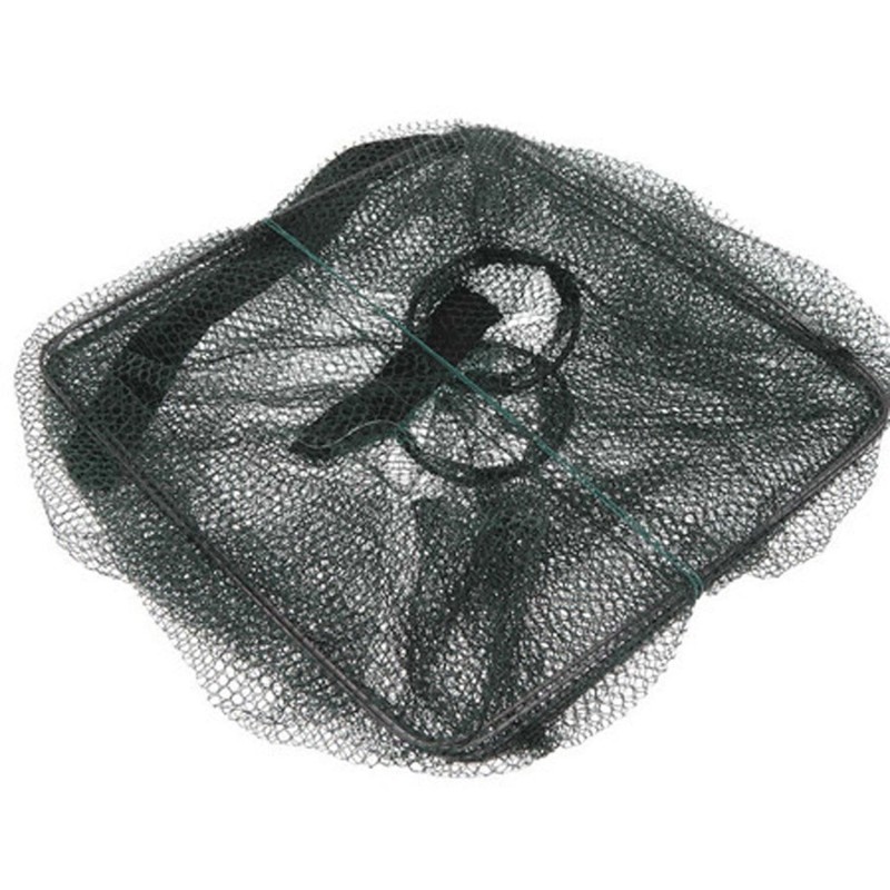 SNS 1-4pcs Fishing Bait Trap Fish Net Cast Cage Crab