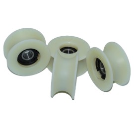 Smart Machines 4 x 60mm Diameter Nylon Pulleys Various Groove Sizes Made in EU (25mm Groove) for Sliding Door Sander and Guide Mechanism Grinder
