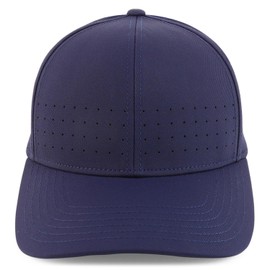 Trendy Apparel Shop - Gorra de bola ajustada elástica de 6 paneles con estructura clásica, marino, XX-Large