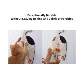 Durable cat Scratching Post, coarse sisal with no Debris Shedding, can be Wall-Mounted for Scratching, cat Toy