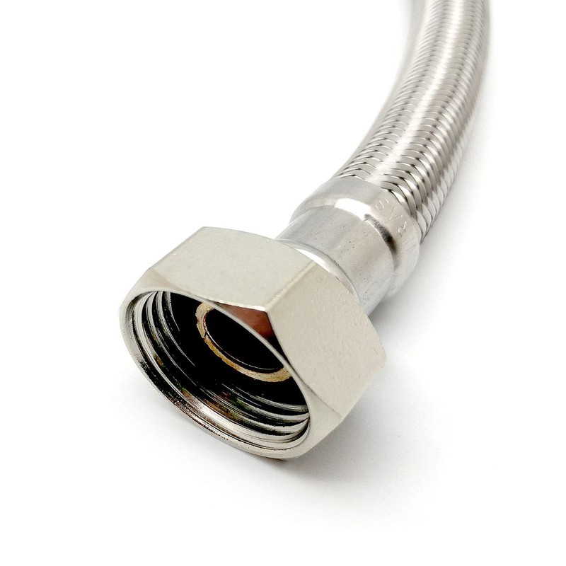 1 x WRAS Approved 300mm 15mm Compression x 3/4" Flexible