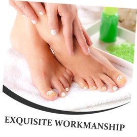 Baluue Gel Nail Sticker Set Semi-Cured Nails Art Strips for Women Easy to Apply Remove Decals Stick