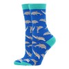 WHD Dolphin Socks (Blue, Medium)